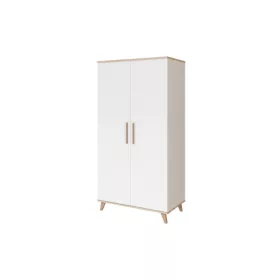   Faktum FLIP White & Oak 2 osztású szekrény (3 doboz) - fehér