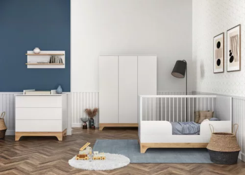 Faktum LUMINA White 3 osztású szekrény (5 doboz) - fehér
