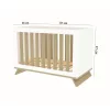 Faktum Sienna White 120-as babaágy (2 doboz) - fehér