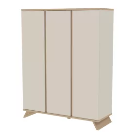   Faktum Sienna Cashmere 3 osztású szekrény (5 doboz) - kasmír