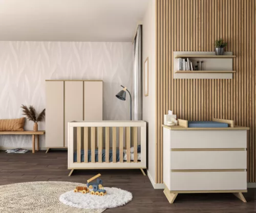 Faktum Sienna Cashmere 3 osztású szekrény (5 doboz) - kasmír
