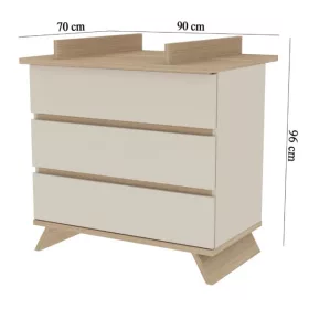 Faktum Sienna Cashmere komód+toldalék (2 doboz) - kasmír