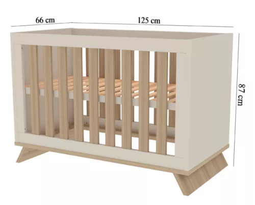 Faktum Sienna Cashmere átalakítható 120-as babaágy (2 doboz) - kasmír