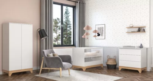 Faktum LUMINA White 2 osztású szekrény (3 doboz) - fehér