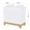 Faktum LUMINA White Komód (2 doboz) - fehér
