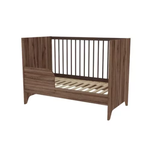 Faktum Nest Walnut 120-as babaágy - mogyoró