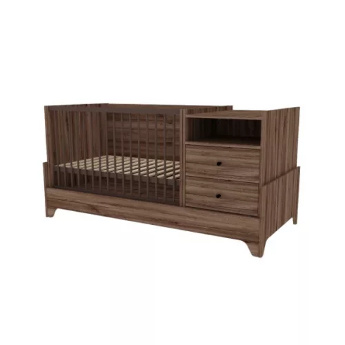 Faktum Nest Walnut Kombi babaágy (4 doboz) - mogyoró