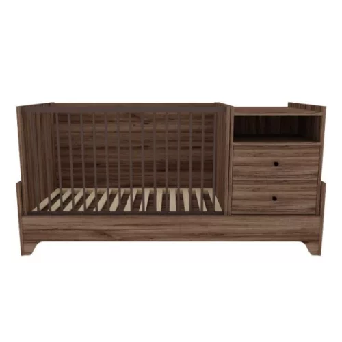 Faktum Nest Walnut Kombi babaágy (4 doboz) - mogyoró