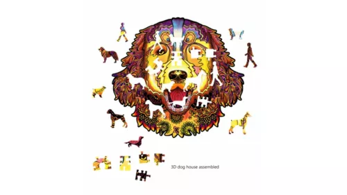 Eureka  - Fa puzzle – Berni pásztor (FSC-wood)
