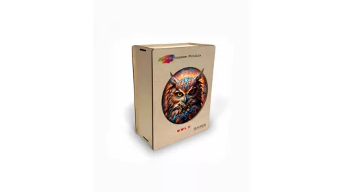 Eureka  - Fa puzzle – Bagoly 2 (FSC-wood)