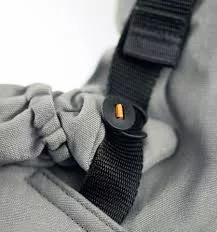 Manduca XT babahordozó biopamut Denimblack-Toffee