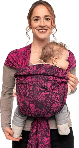 Manduca Twist babahordozó félcsatos - BotanicPink