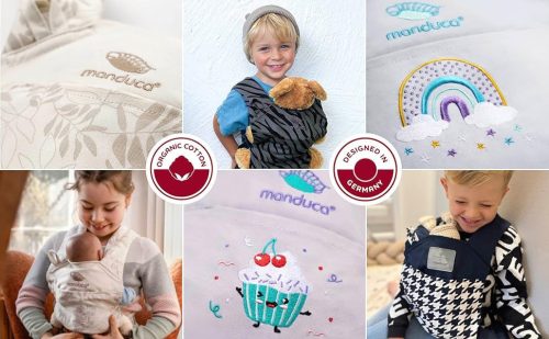 Manduca DollCarrier játék babahordozó BotanicVanilla