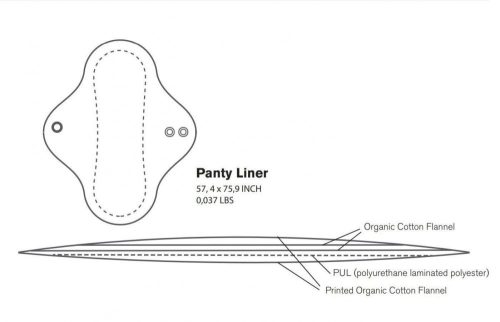 Imse mosható betét - Natural