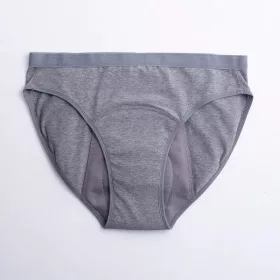   Imse menstruációs bugyi erős vérzéshez - grey melange (L)