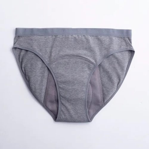 Imse menstruációs bugyi erős vérzéshez - grey melange (XL)