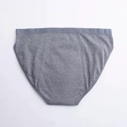 Imse menstruációs bugyi erős vérzéshez - grey melange (XL)