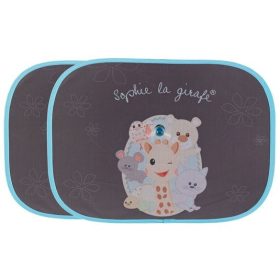 Sophie a zsiráf árnyékoló autóban