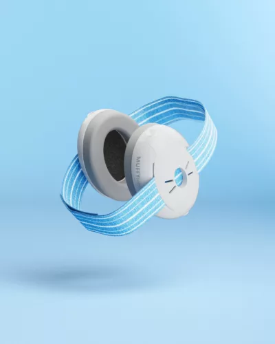 Alpine Muffy Baby fültok csecsemőknek kék