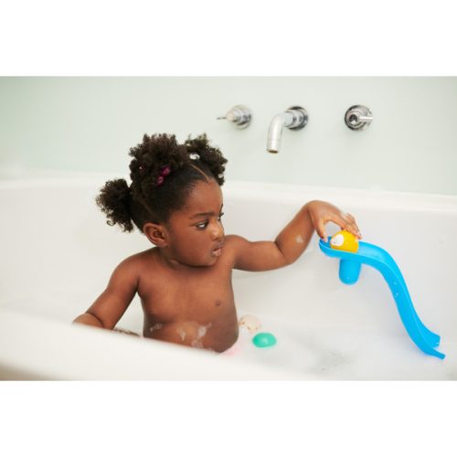 Matchstick Monkey Vízicsúszda – állatpofis fürdőjáték (kék)