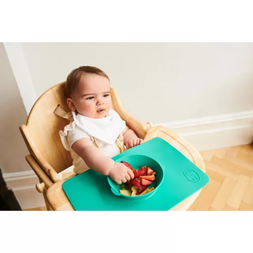 Matchstick Monkey Makihami - Csúszásmentes szilikon alátét + tányér 2:1 - zöld