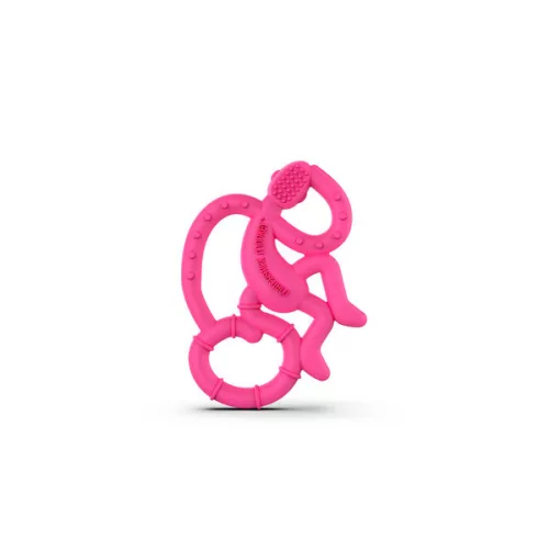 Matchstick Monkey Mini táncoló rágómaki - pink (0-3 hó)