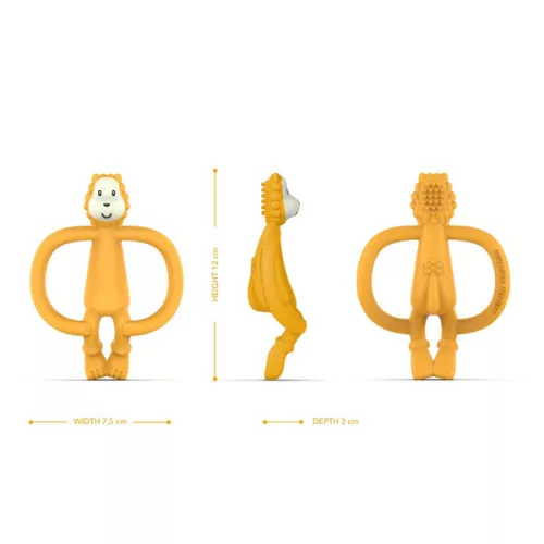 Matchstick Monkey RágóZoo rágóka és textilpelus szett - oroszlános