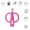 Matchstick Monkey Rágómaki (no tail) - Pink