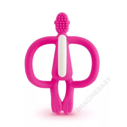 Matchstick Monkey Rágómaki - Pink - rágóka fogzásra