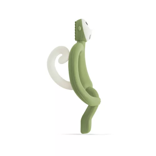 Matchstick Monkey Rágómaki - Oliva zöld - rágóka fogzásra