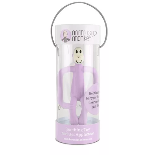 Matchstick Monkey Rágómaki - Pasztell lila - rágóka fogzásra
