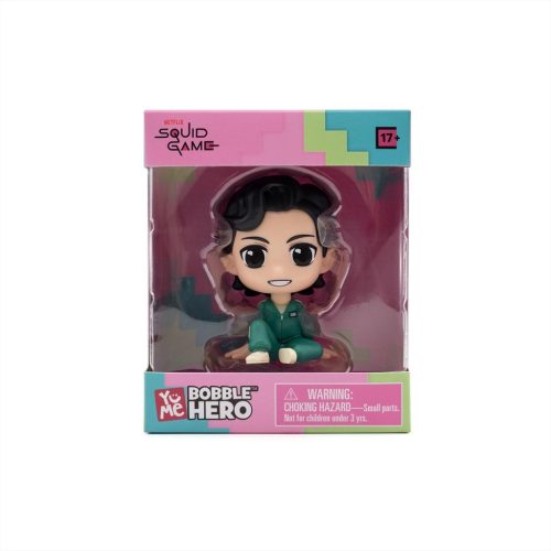 YuMe Squid Game Bobble Hero mini figura ablakos dobozban - Seong GI-Hun, 456-os játkos