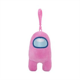 Among Us plüss figura 10 cm - rózsaszín