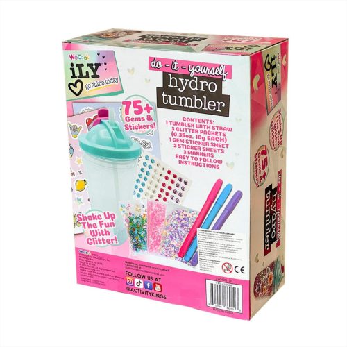 iLY Csináld magad szívószálas pohár