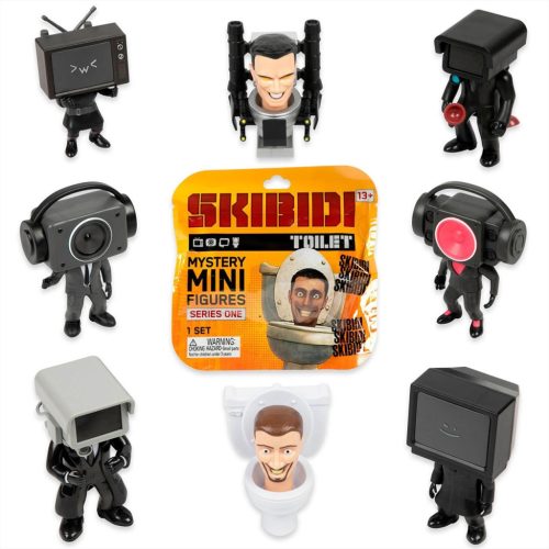 Skibidi WC mini figura, 1. sorozat - többféle