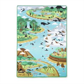   Melissa & Doug játszószőnyeg 200*150cm állatok élőhelyei
