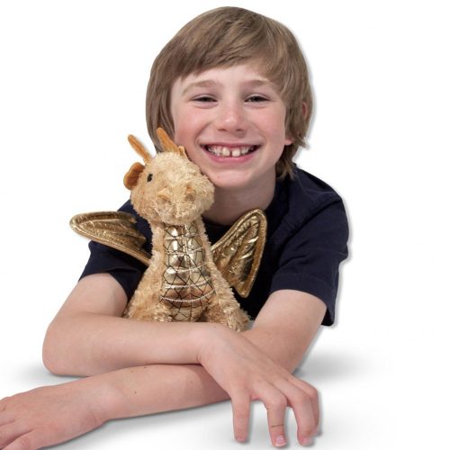 Melissa & Doug, plüss, fénylő sárkány