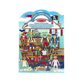 Melissa & Doug pufi matrica készlet kalózok