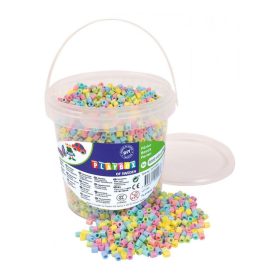   Playbox Vödör vasalható gyöngyökkel, 5000 db, pasztel mix