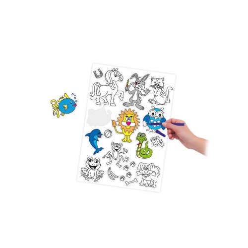 Playbox Színezhető matricák, 10 matricív