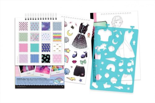 Make It Real Divattervező vázlatfüzet, Pasztel Pop