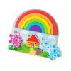 Melissa & Doug fa szivárvány puzzle