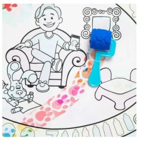 Melissa & Doug rajzolás vízzel azúrkék nyomok és te széthajtható tábla