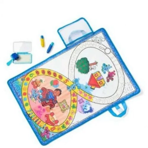 Melissa & Doug rajzolás vízzel azúrkék nyomok és te széthajtható tábla