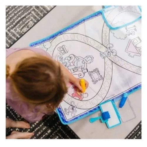 Melissa & Doug rajzolás vízzel azúrkék nyomok és te széthajtható tábla