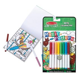   Melissa & Doug Kreatív játék, Mágikus színező füzet, kaland