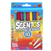 Scentos Illatos, metál fényű, vékony filctoll készlet - 10 db-os