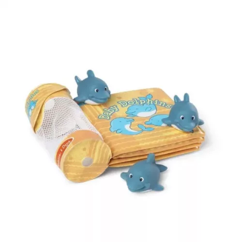 Melissa & Doug  vízálló könyv bébi delfinek