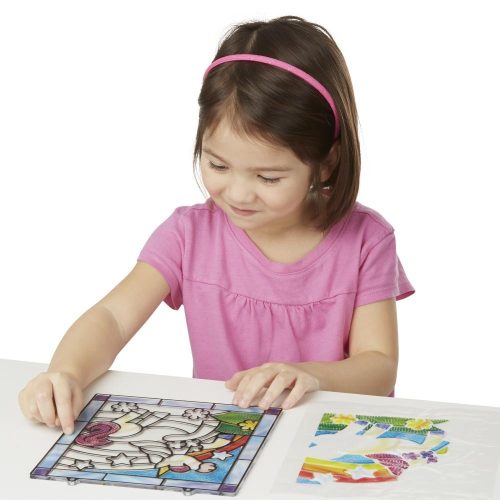 Melissa & Doug ólomüveg képkészítő készlet - unikornis