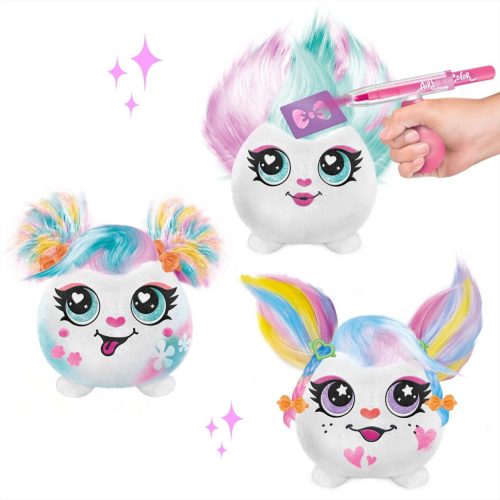 Airbrush Plush színezhező állatok - Hairific mini - többféle